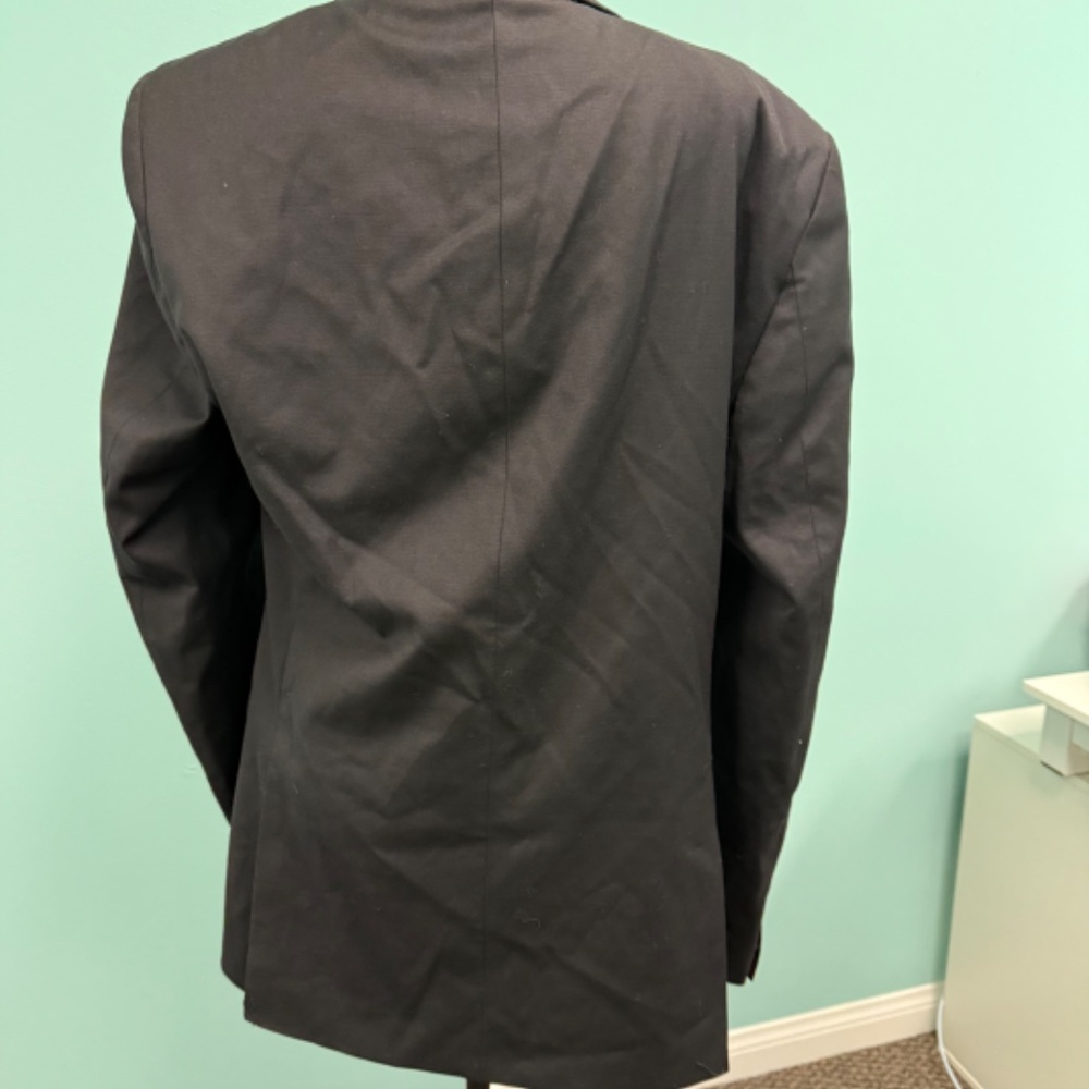 Calvin Klein mens suit jacket size 40L in black - Picture 5 of 8